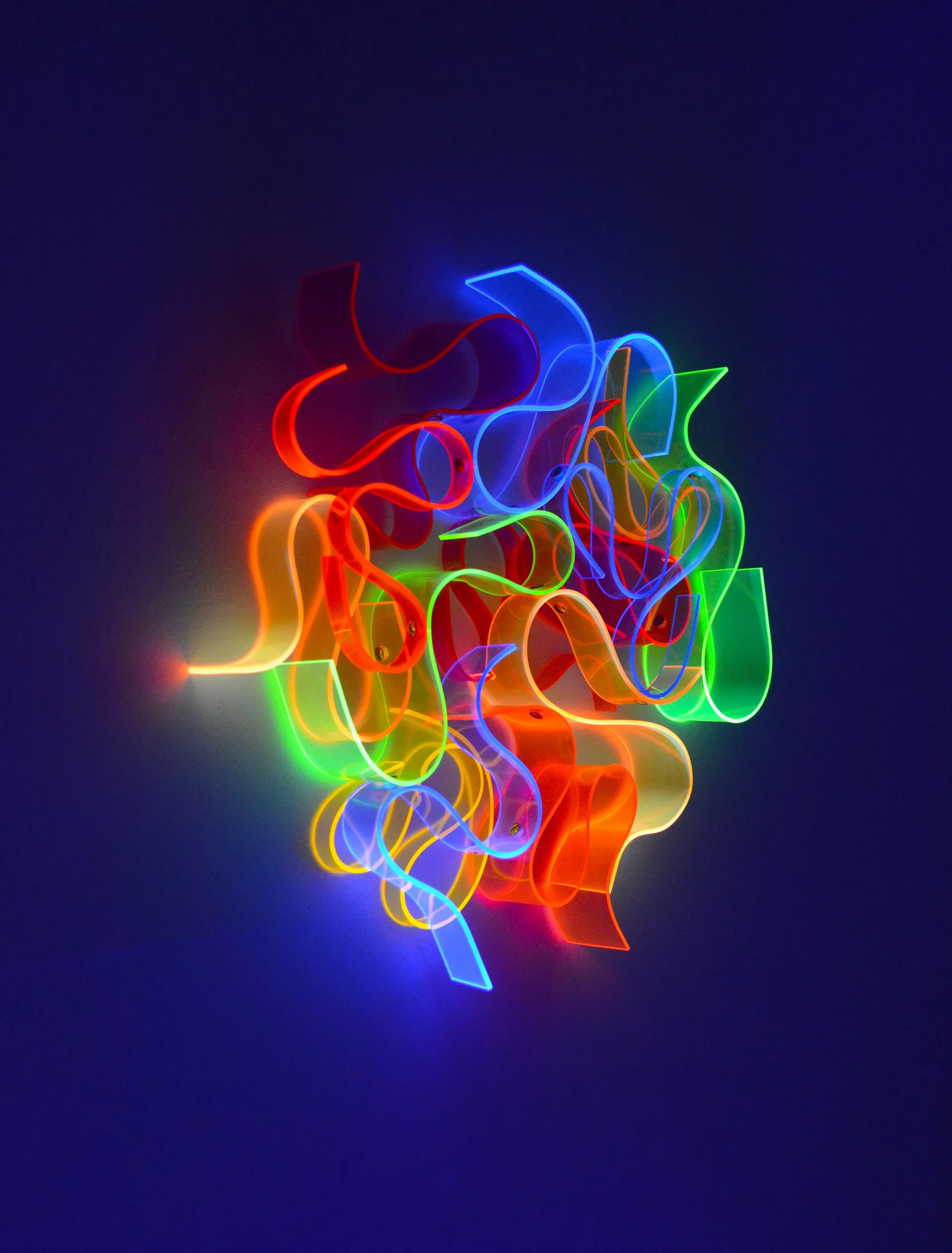 Neon-Kringel I, 2024