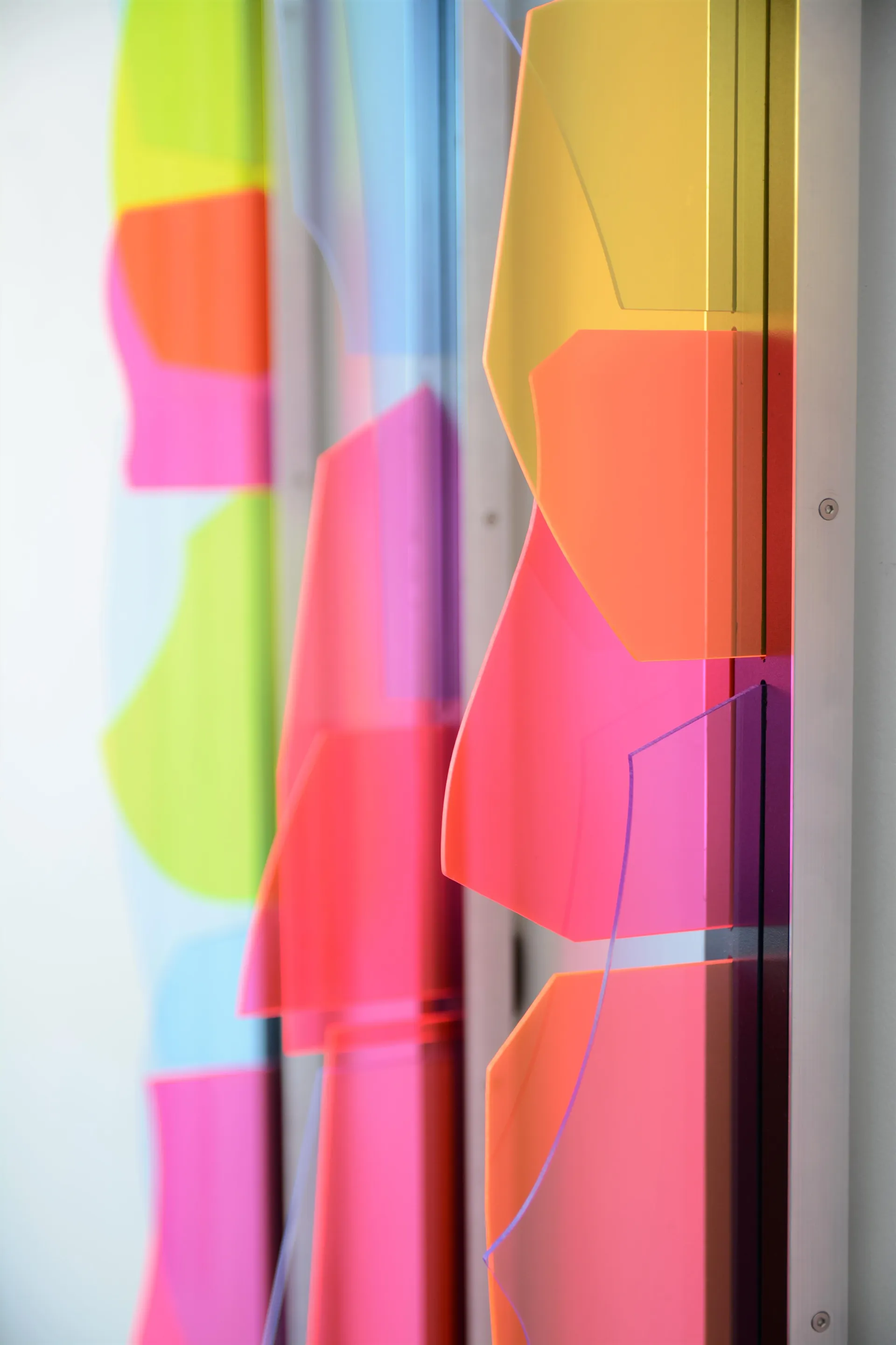 Licht-Collagen 2018-2023 (Detailaufnahme seitl. rechts)