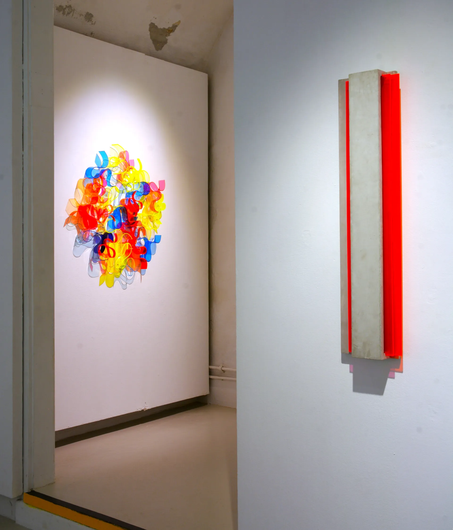 Einblick in die Ausstellung „Material Forming“, Kunstkontor Nürnberg, 2026